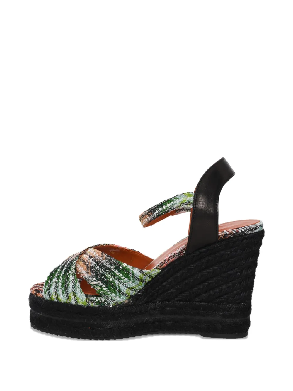 Missoni Carmen espadrille sandals Green