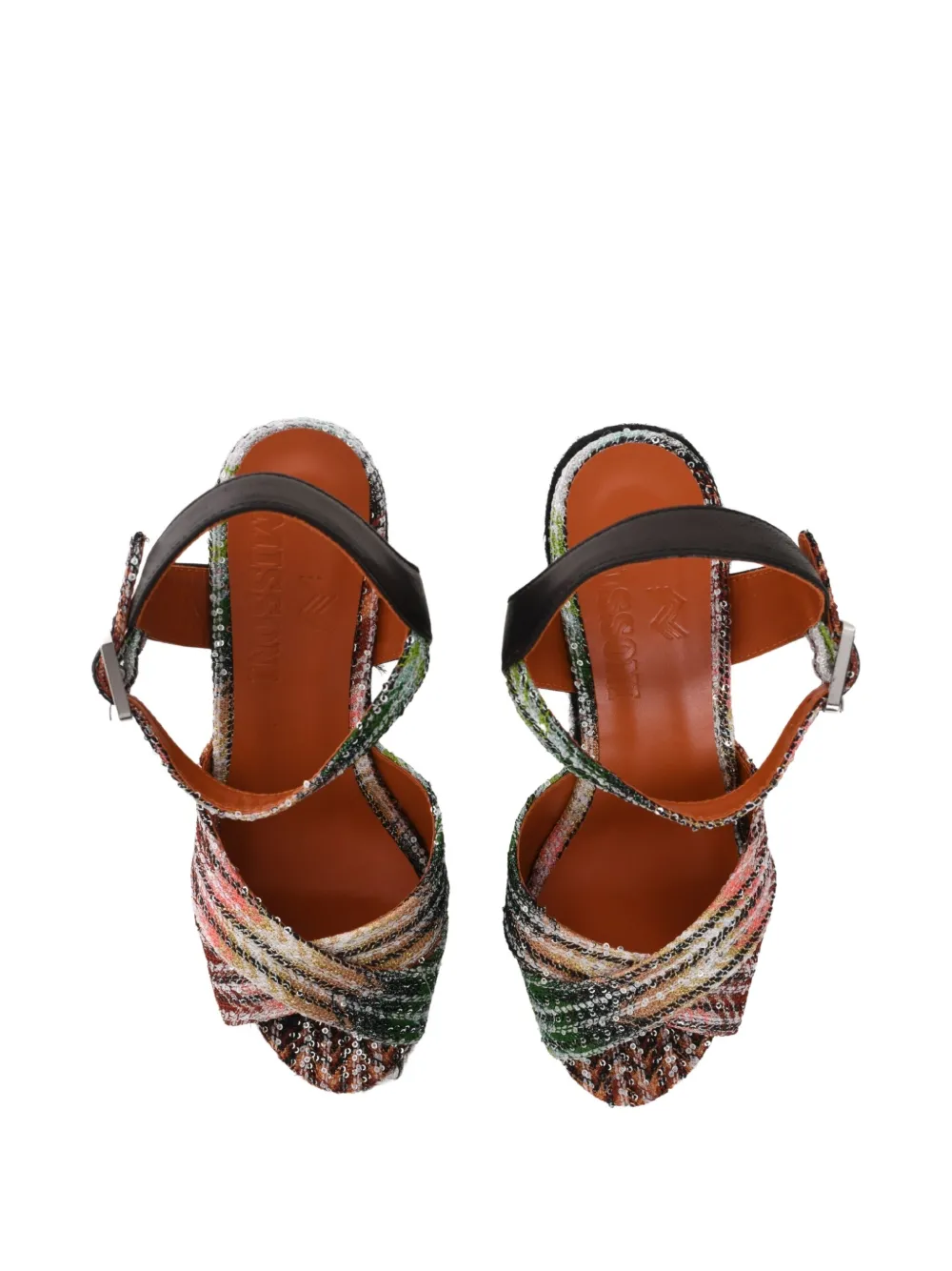Missoni Carmen Espadrille Sandals In グリーン