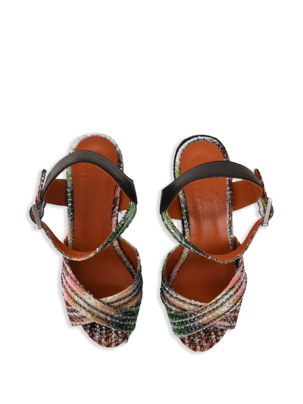 Missoni Carmen espadrille sandals Green