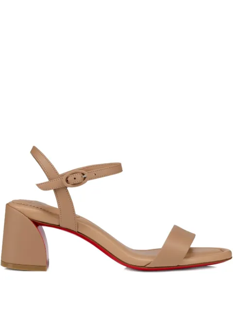 Christian Louboutin sandalias con tiras y tacón cuadrado