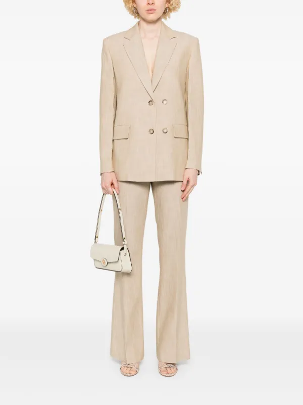 パンツ Pinko SERENIDAD FLARED PANTS PINKO Serenidad Trousers | Neutrals | FARFETCH TW