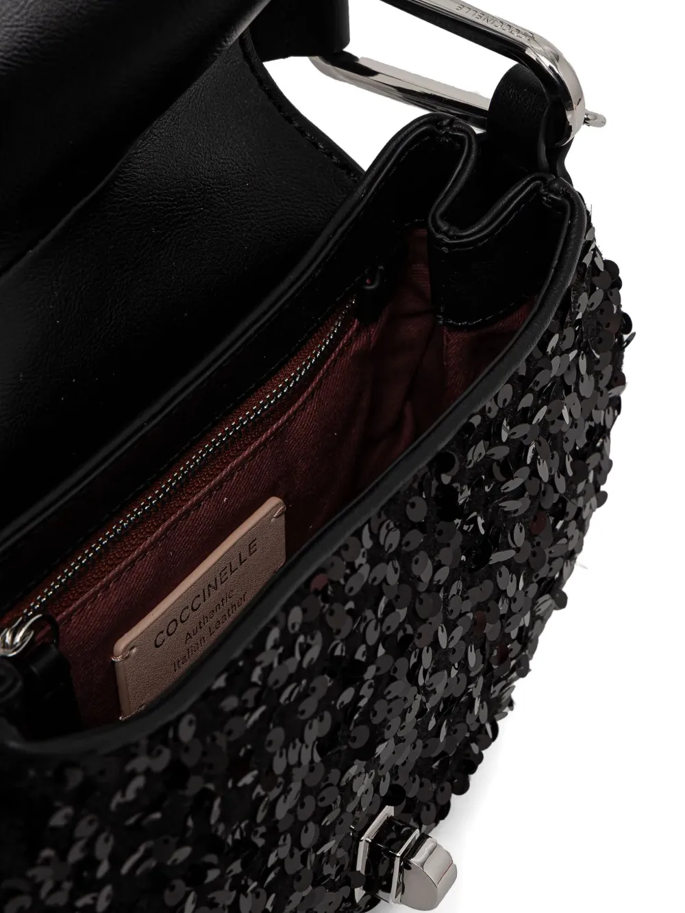 Coccinelle Magie Paillettes crossbodytas Zwart
