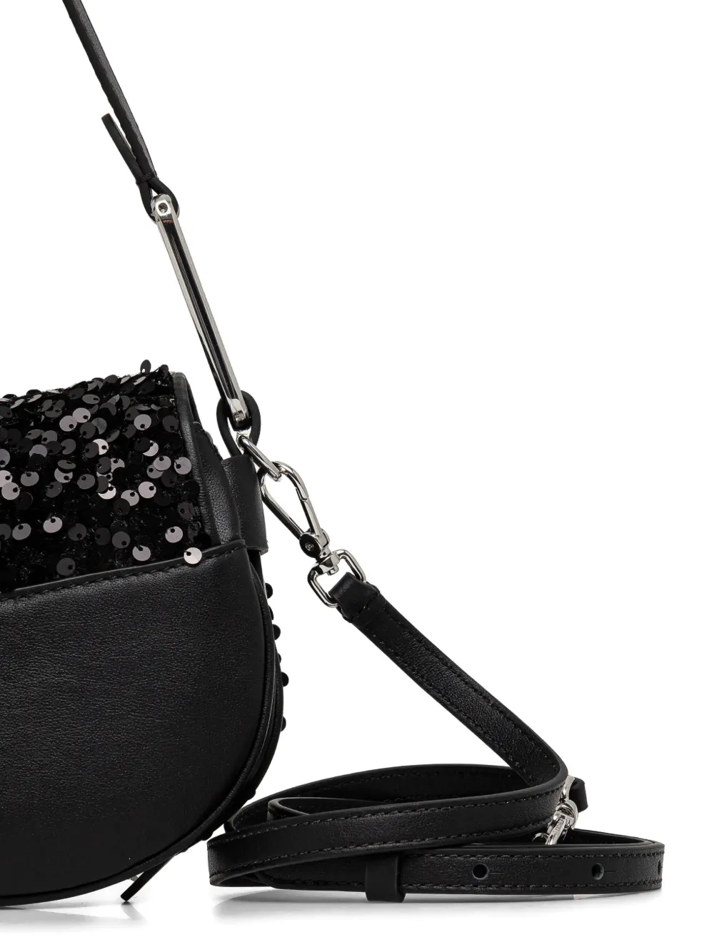 Coccinelle Magie Paillettes crossbodytas Zwart