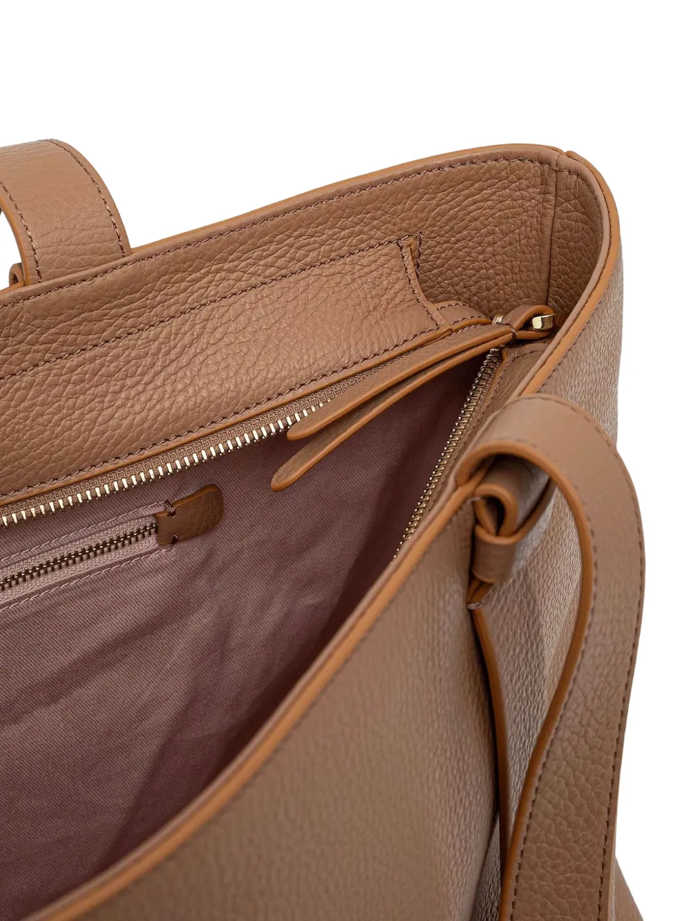 Coccinelle Leren shopper Beige