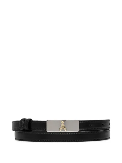 Patrizia Pepe metallic logo-buckle belt