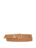 Patrizia Pepe charm-detail leather belt - Brown