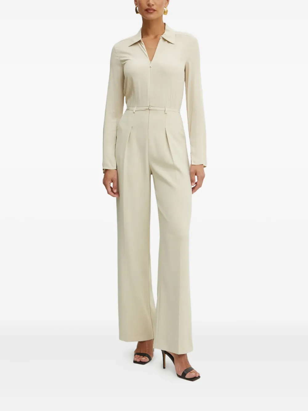Patrizia Pepe belted zip-up jumpsuit | Full Length | Image 2