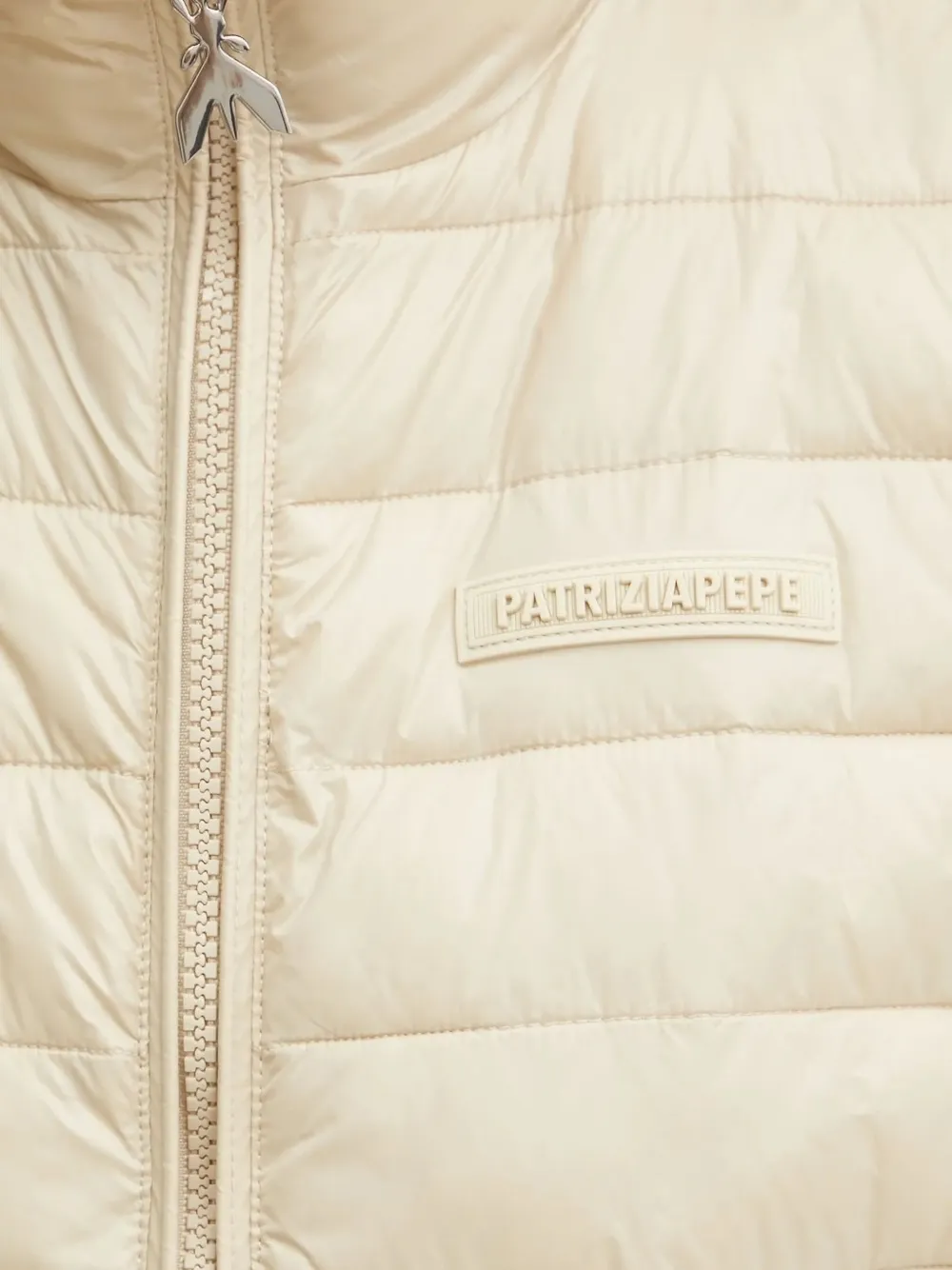 Patrizia Pepe Quilted Gilet In Neutral