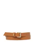 Patrizia Pepe textured leather belt - Brown