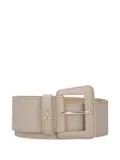 Patrizia Pepe logo-detailing belt - Neutrals