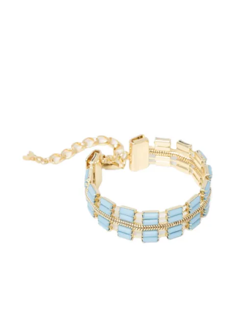 Patrizia Pepe pulsera con piedras rectangulares