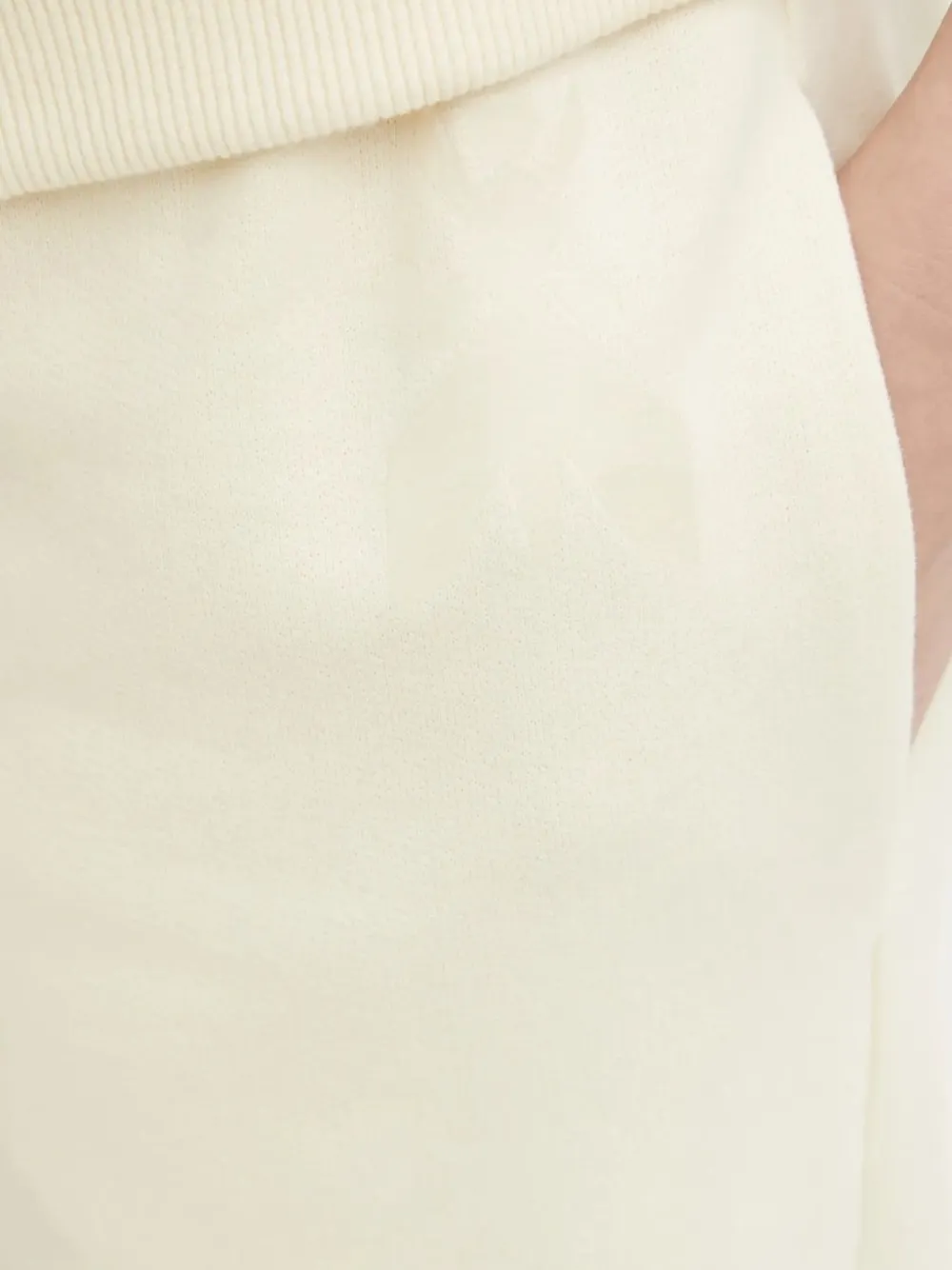 Patrizia Pepe Elasticated-cuff Trousers In White