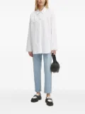 Patrizia Pepe central-tie poplin shirt - White