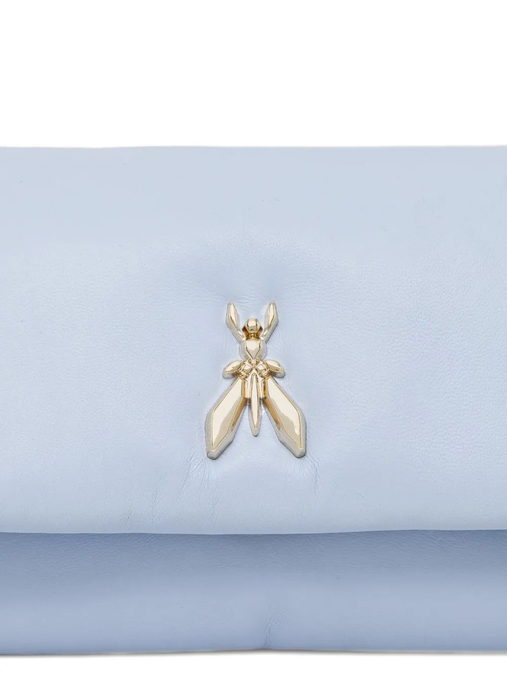 Patrizia Pepe Clutch met kever-detail Blauw