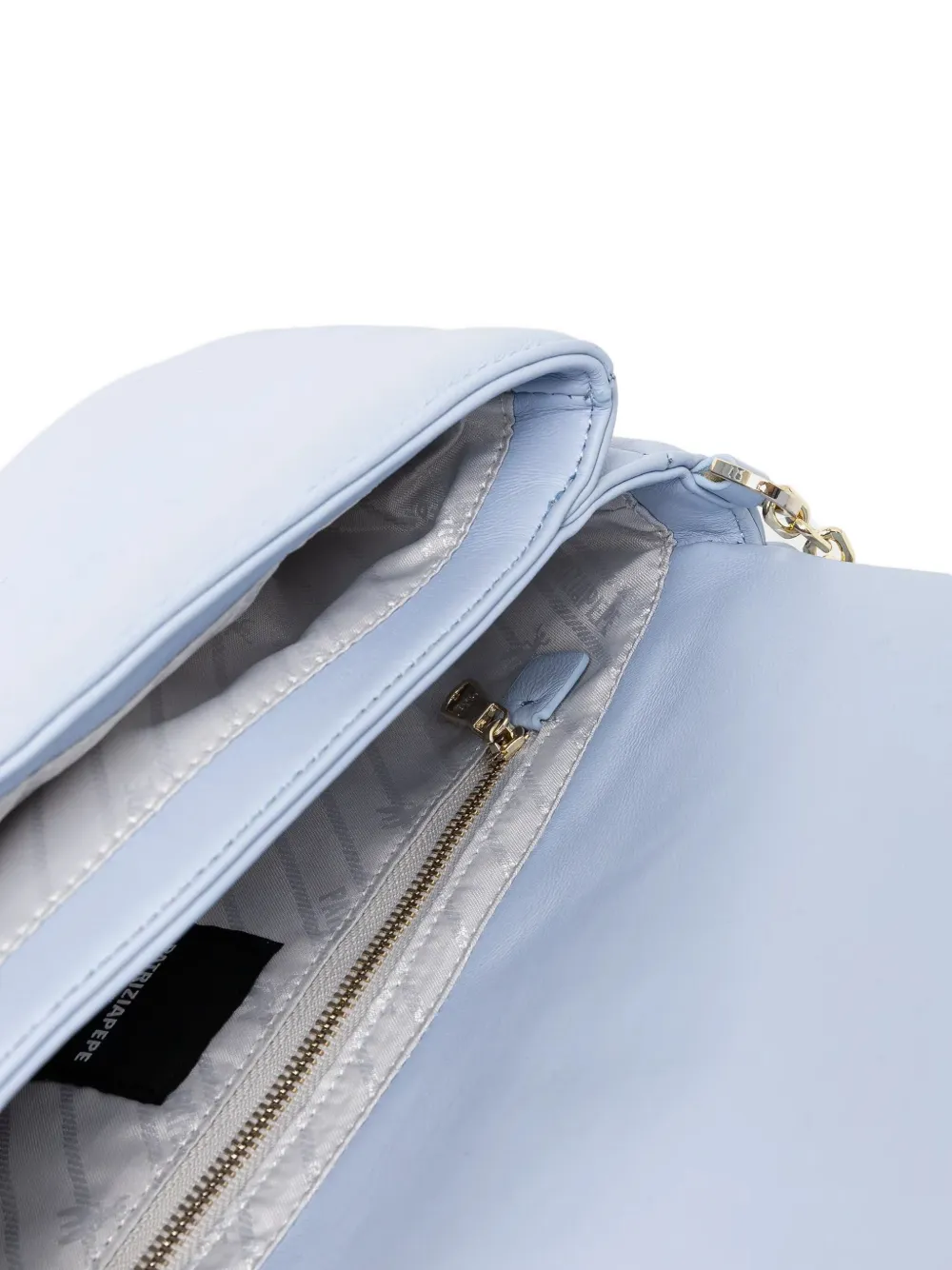 Patrizia Pepe Clutch met kever-detail Blauw