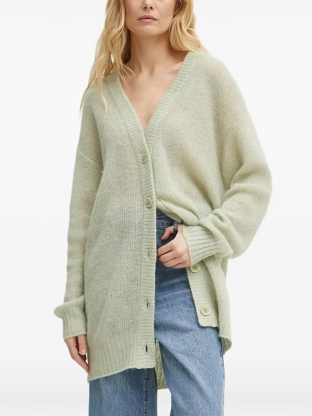Patrizia Pepe Button-up vest Groen