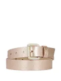 Patrizia Pepe metallic textured belt - Pink