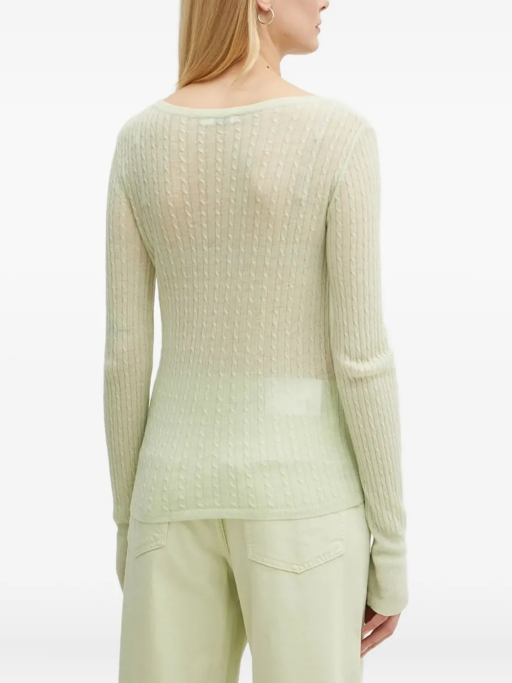 Patrizia Pepe cable-knit sweater | Knitted Sweaters | Image 2