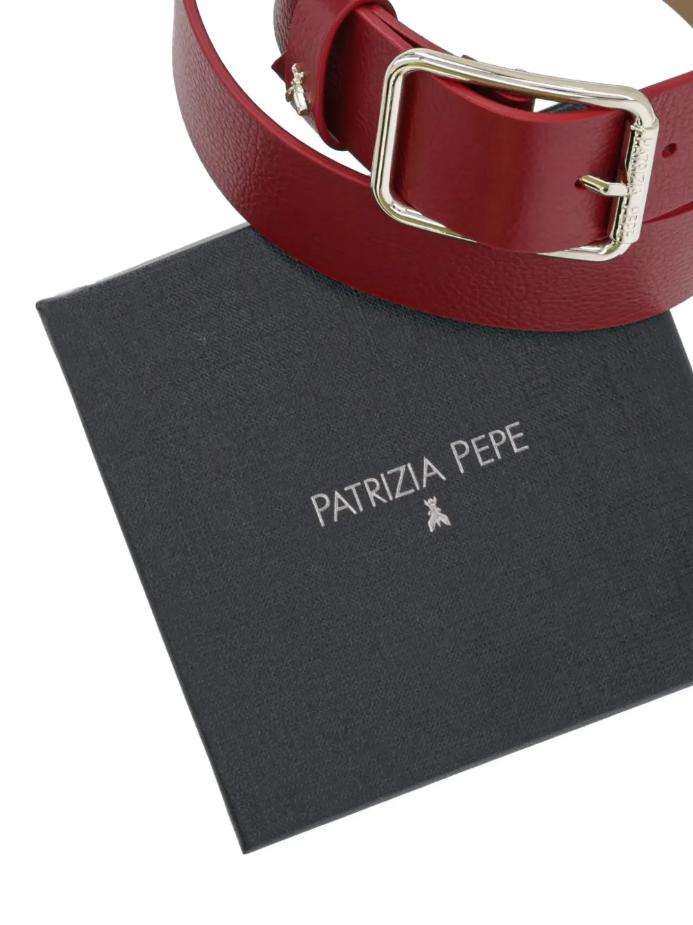PATRIZIA PEPE LOGO DETAILING BELT