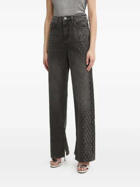 Patrizia Pepe stud-embellished jeans