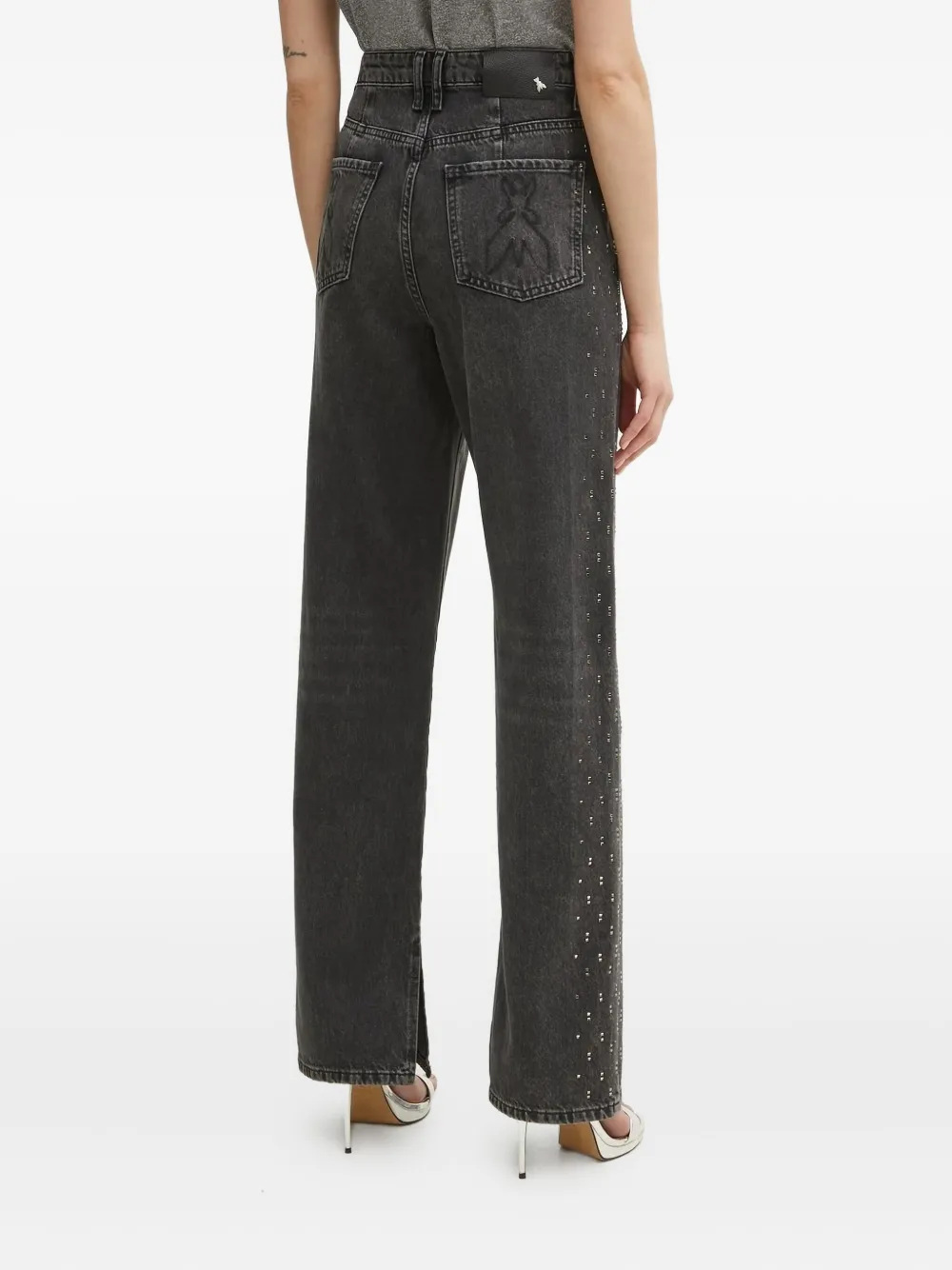 Patrizia Pepe stud-embellished jeans | Straight-Leg Jeans | Image 2