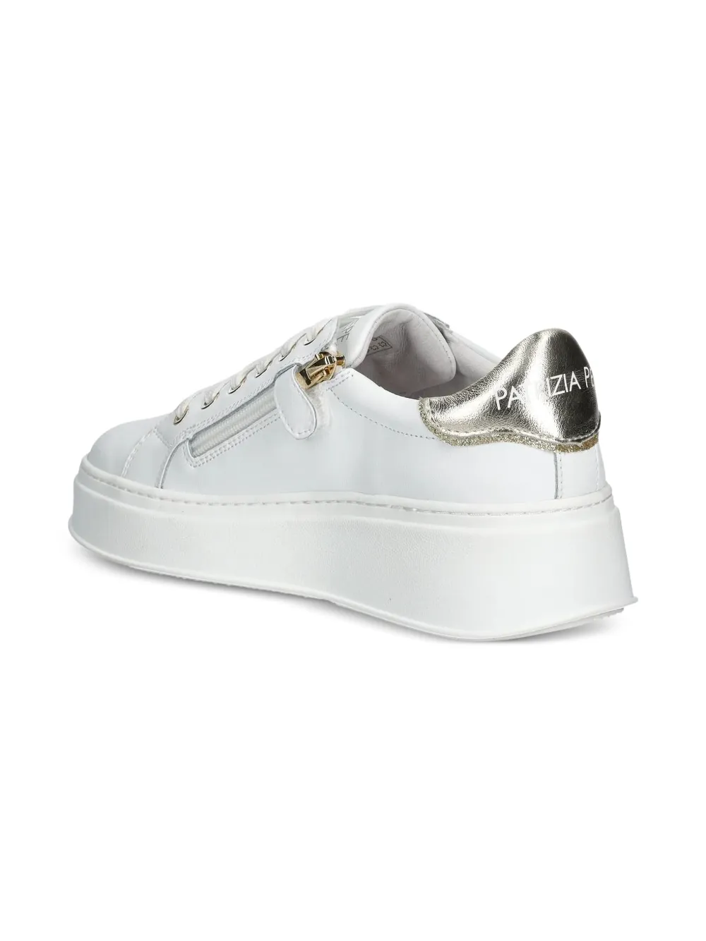 Patrizia Pepe girl crystal-embellished sneakers White