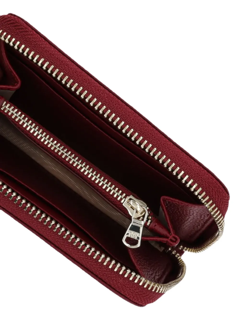 Patrizia Pepe Medium leren portemonnee Rood