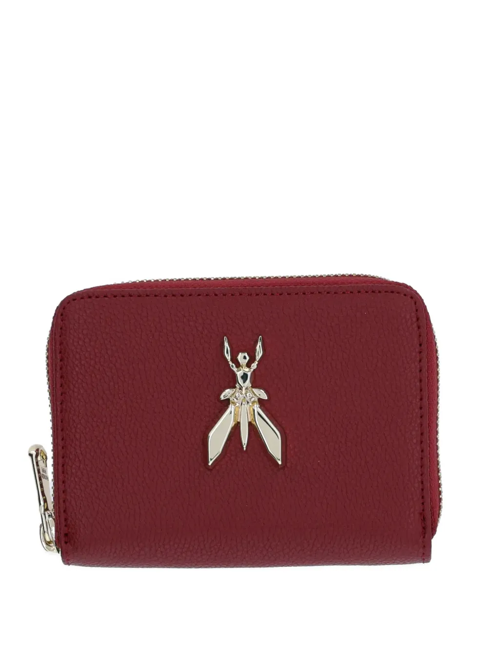 Patrizia Pepe Medium Leather Wallet In Red
