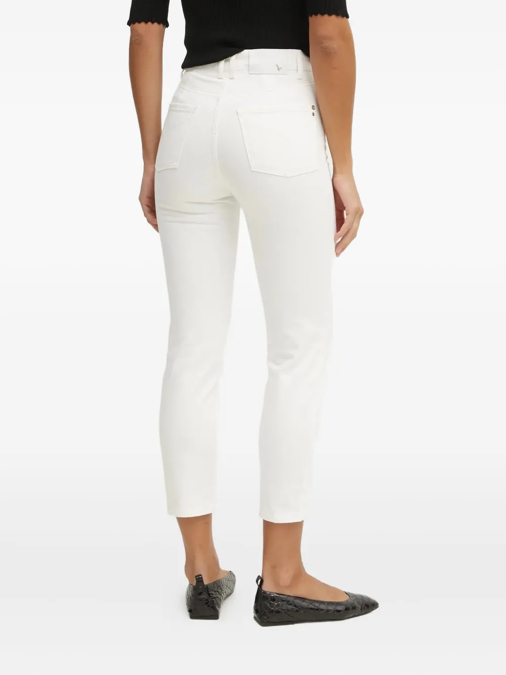 Patrizia Pepe cropped slim-fit jeans | Cropped Jeans | Image 2