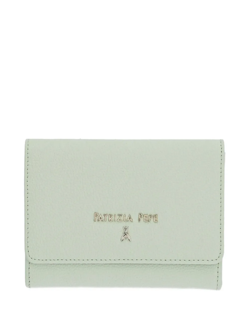 Patrizia Pepe Logo-plaque Wallet In Green
