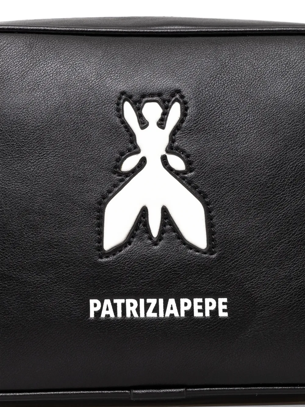 Patrizia Pepe Crossbodytas met logo Zwart