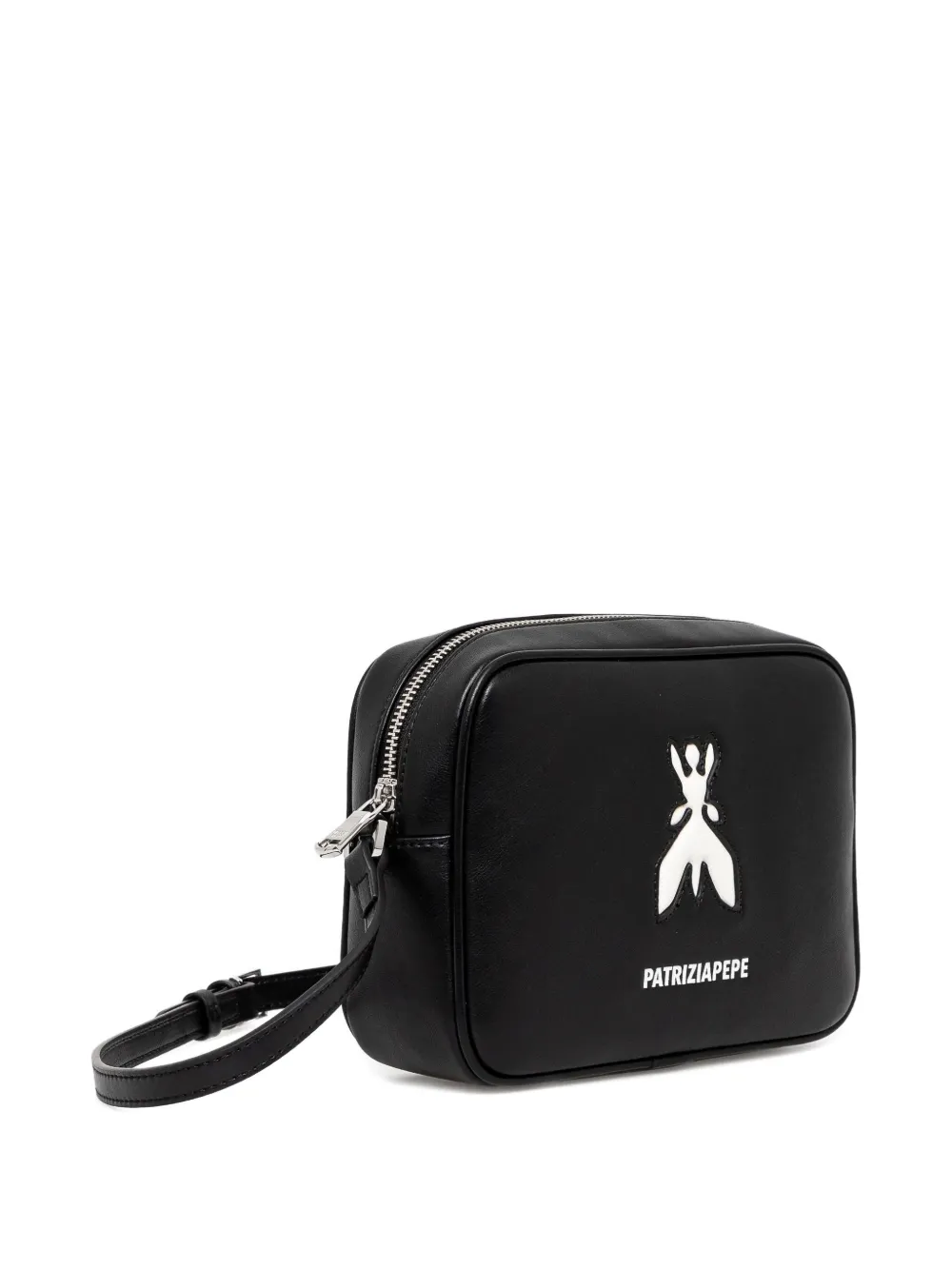 Patrizia Pepe Crossbodytas met logo Zwart