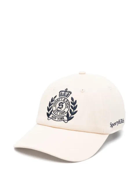 Sporty & Rich H&W Crest baseball hat