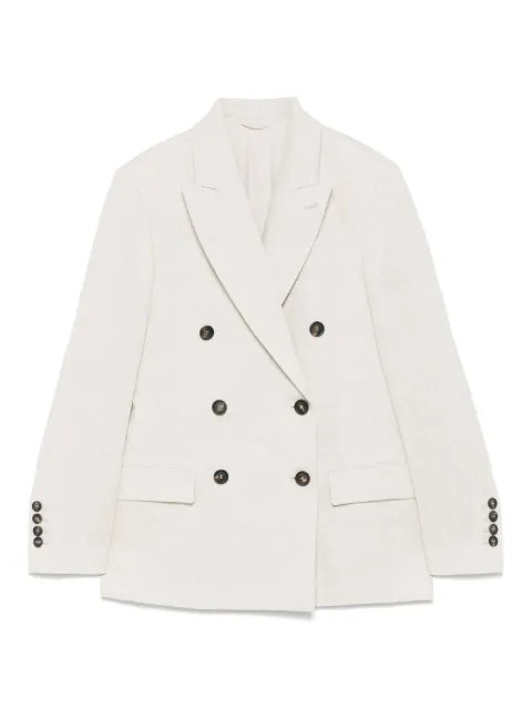 Brunello Cucinelli lurex-detailing blazer