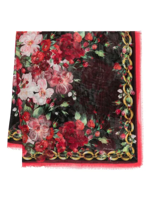 Dolce & Gabbana floral scarf