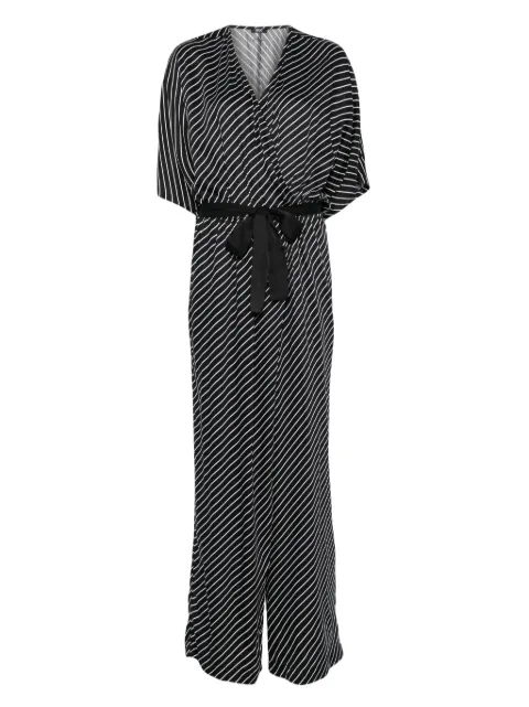 LIU JO striped jumpsuit