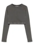 adidas ribbed longsleeved top - Grey