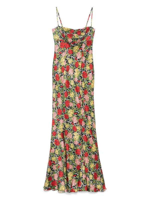 Saloni Renee Maxi Dress | Black | FARFETCH BH