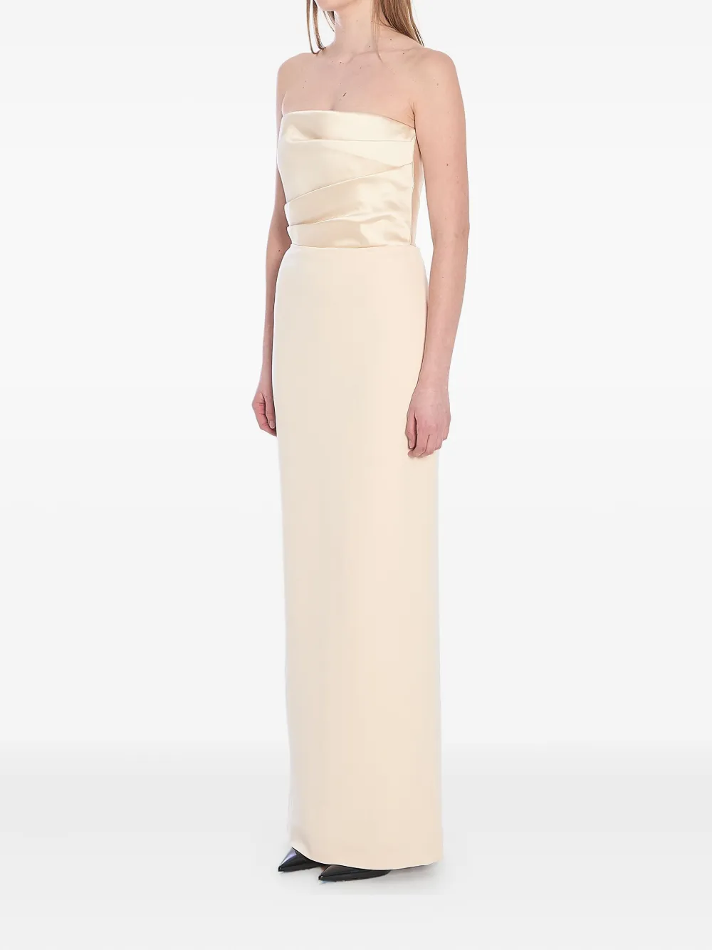 Solace London Afra jurk - Beige