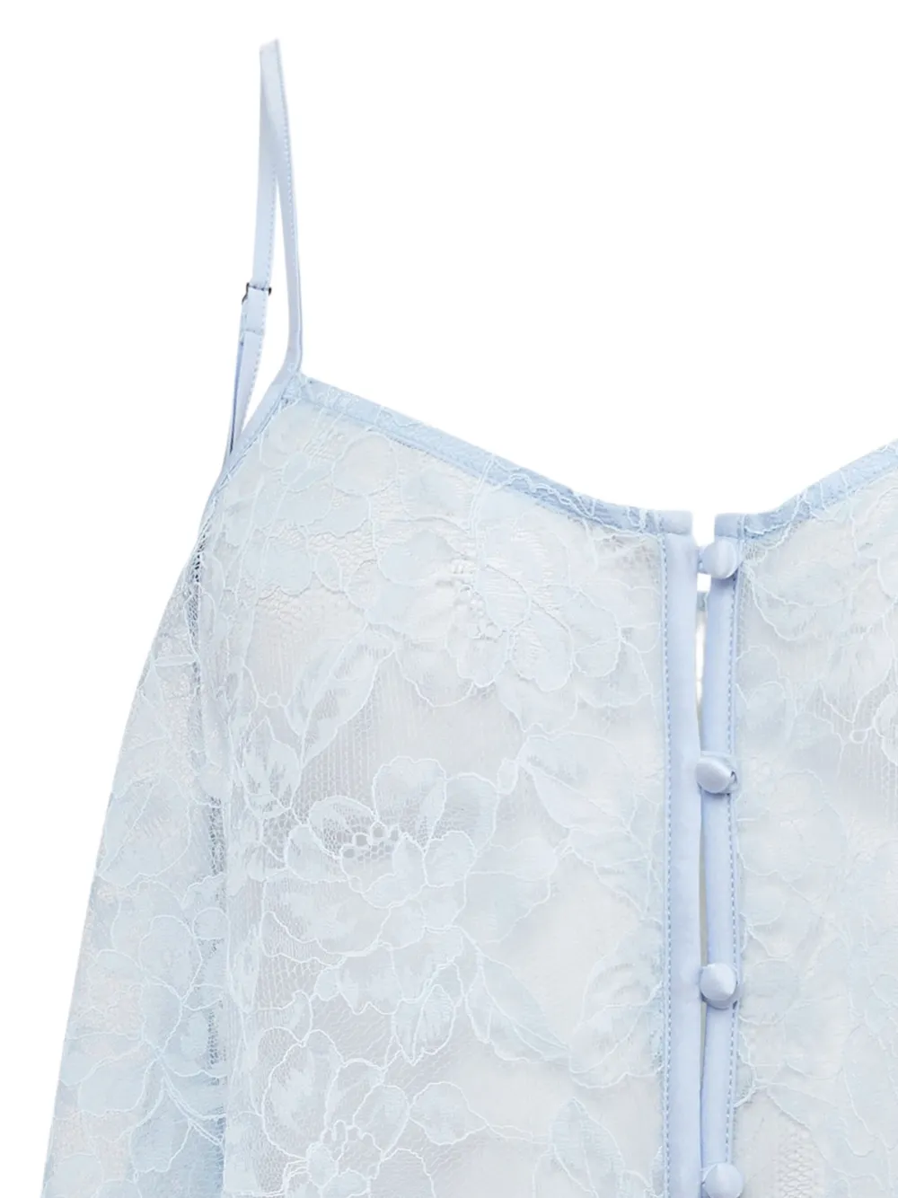 Fleur Du Mal Jasmine tanktop Blauw