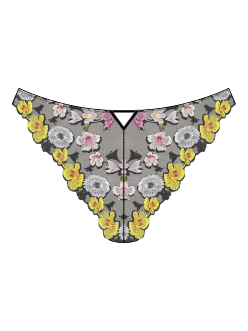 Fleur Du Mal Eden slip - Zwart
