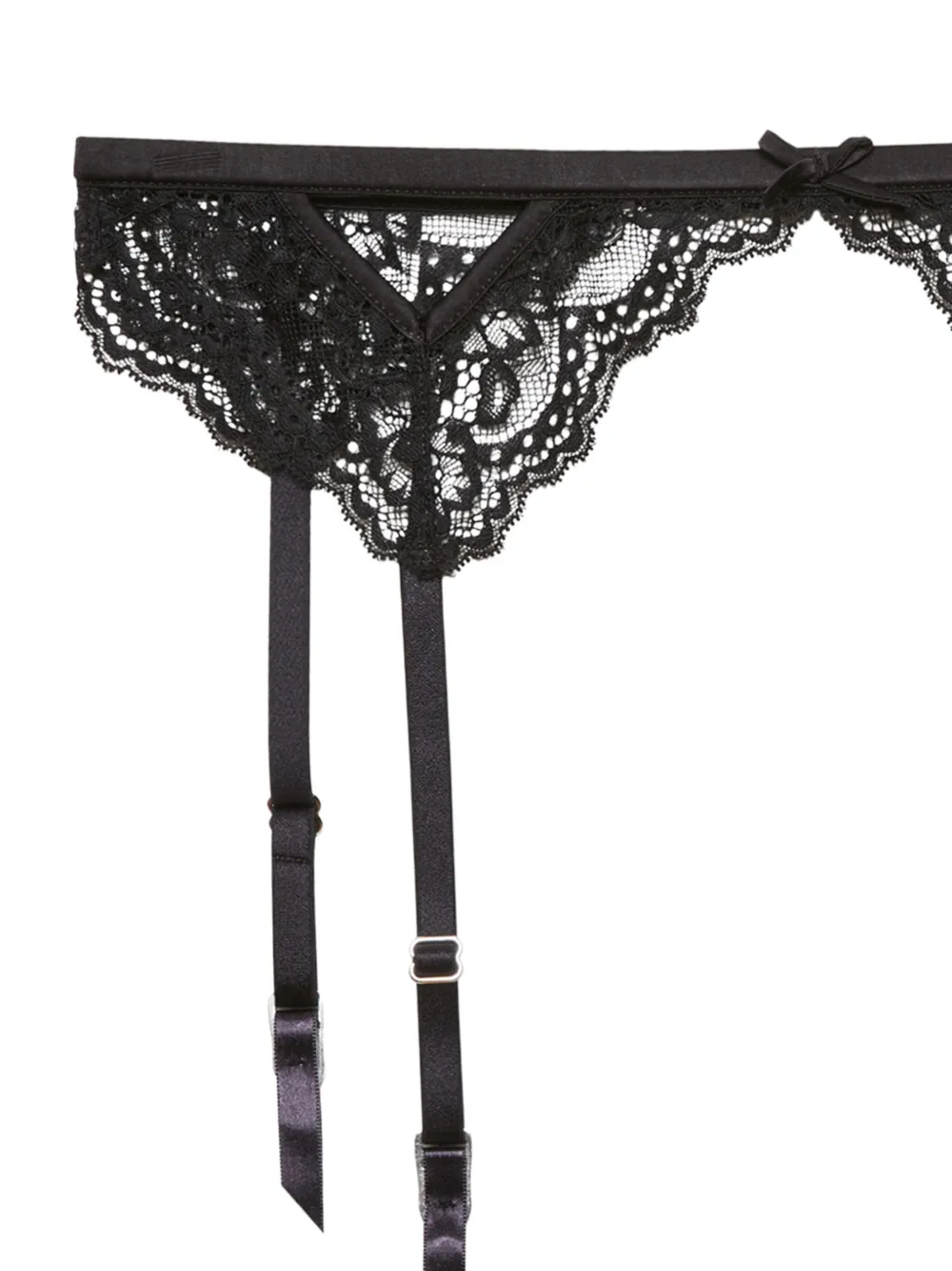 Fleur Du Mal Bianca jarretels Zwart