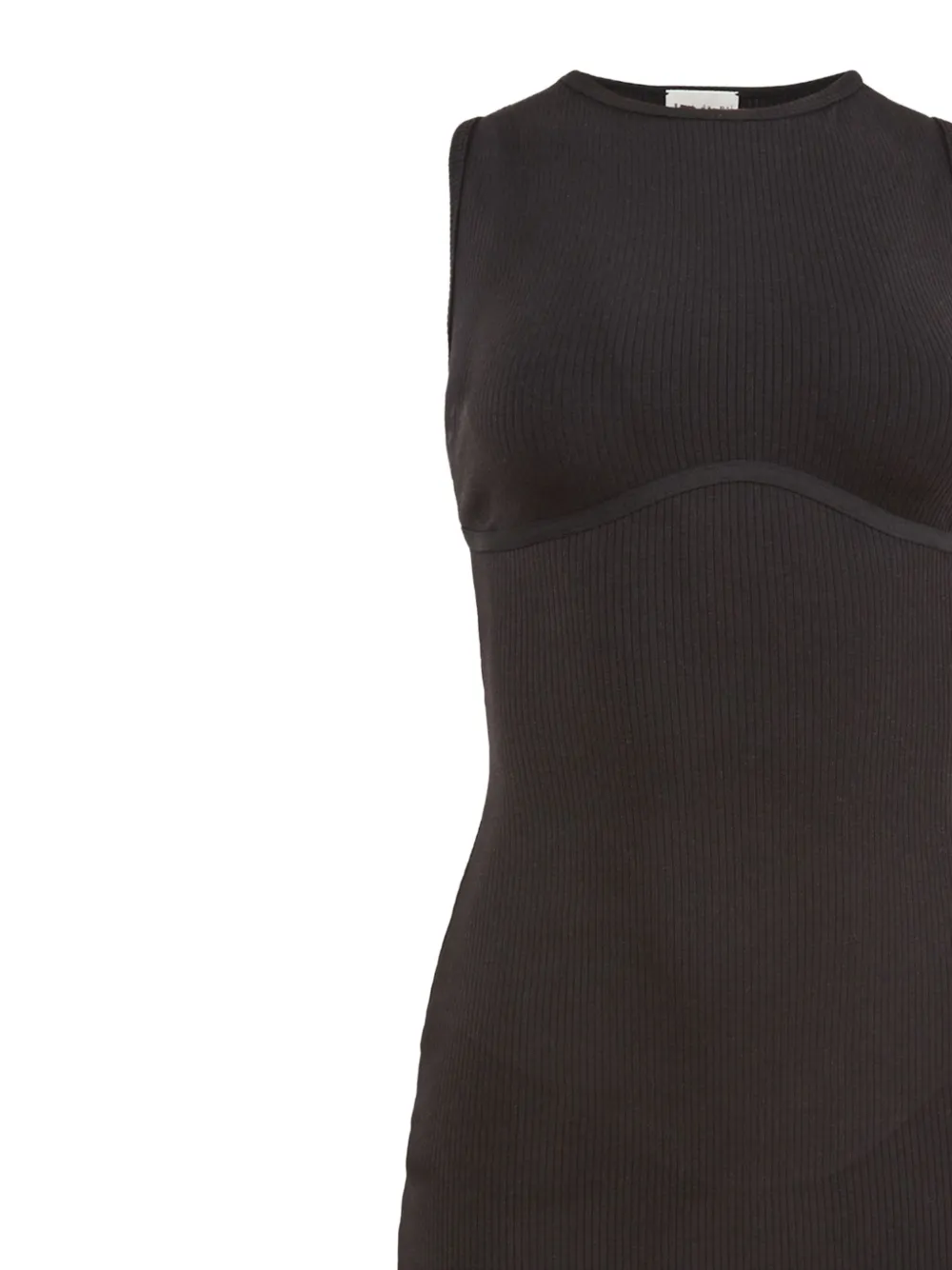 Fleur Du Mal Ribgebreide maxi-jurk Bruin