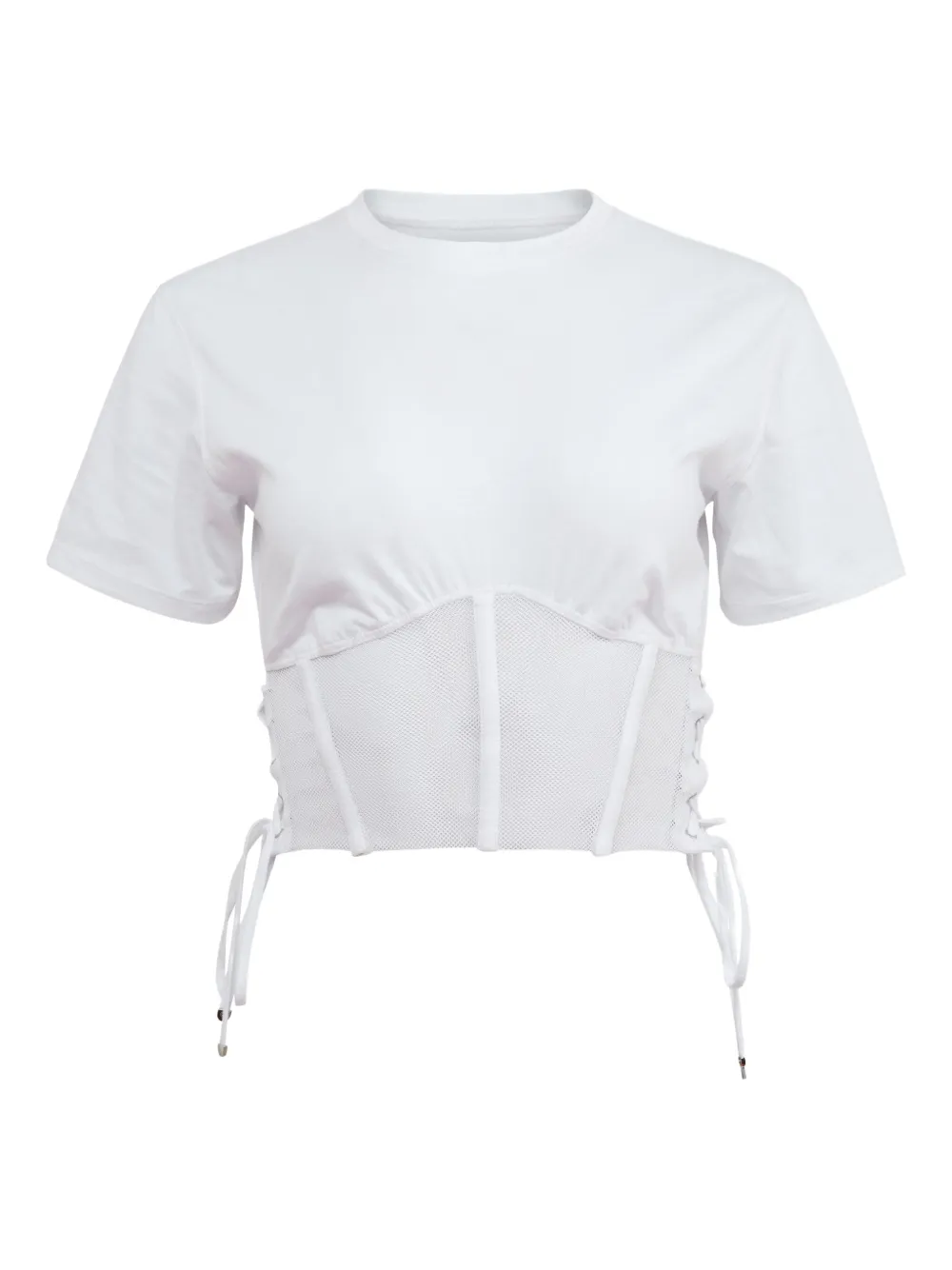 Fleur Du Mal Sabrina T-shirt Wit