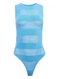 Fleur Du Mal Simone bodysuit - Blue