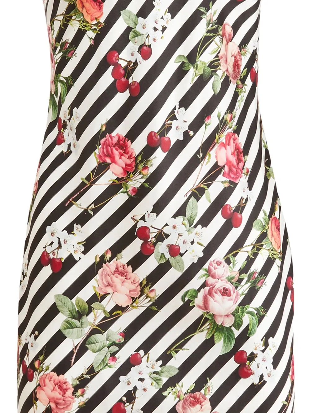 Fleur Du Mal Jurk met bloemenprint - Zwart