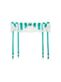 Fleur Du Mal Eve garter belt - Green