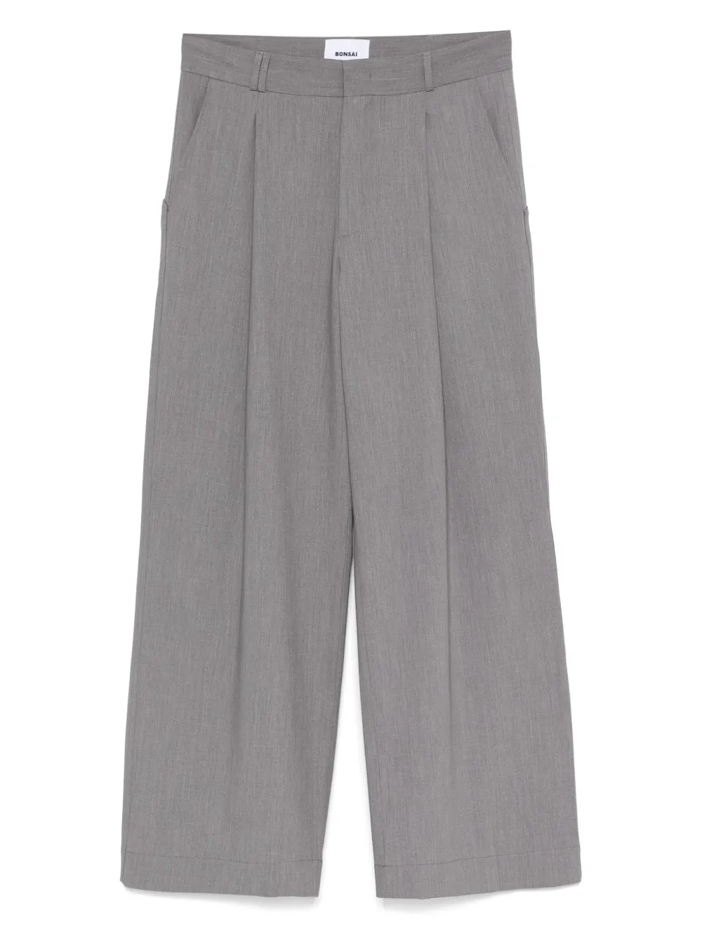 pleat-detailing trousers