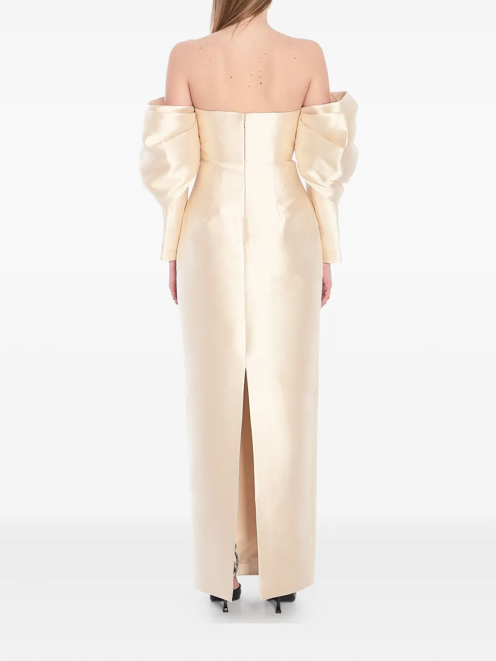 Solace London Laylah jurk Beige
