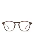 Garrett Leight Hampton round-frame glasses - Brown